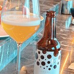 鉄板焼 摩天楼 - ビール(高っ！！)