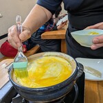 Cafe&IT Fiesta - 卵黄を塗る演出