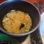 すし土風炉 - お味噌汁