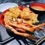 さかな屋食堂ウロコジュウ - 伊勢海老天丼（小）