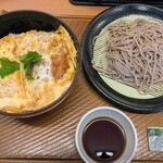 とんから亭 - 料理写真:ヒレかつ丼(2枚)＆もり蕎麦セット