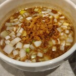 らーめん つけ麺 NOFUJI - 魚介豚骨　つけ汁アップ