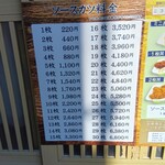 ニコニコ亭 - メニュー