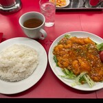 南海飯店 - 本日の日替定食ライス大