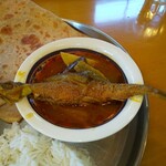インディアン・レストラン　ロタ - 魚とジャガイモとナスのカレー