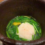 天ぷらあら木 - 海老しんじょう