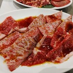 焼肉チャンピオン - A5黒毛和牛 焼肉定食　肉ダブル