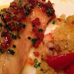 ダ・メオ・パタカ - 鮭のグリルいくら、ライス添え(by TK)