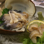 鈴徳 - 活北寄貝刺身(￥880)