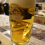 鈴徳 - 生ビール(￥500)