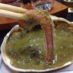 福田屋 - 焼き蟹/蟹味噌甲羅焼（100％柴山かにのフル