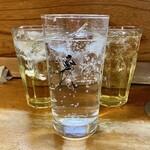 鶴岡 - 「芋焼酎ソーダ割り」「角ハイボール×2」