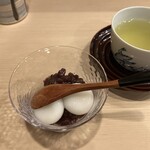 新ばし 笹田 - 白玉ぜんざい