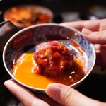 深夜焼肉 だいちゃん - クラシタ芯ユッケ