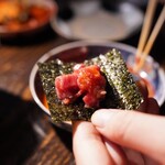 深夜焼肉 だいちゃん - 韓国海苔風の有明特選海苔