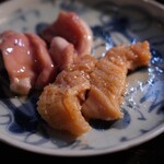 深夜焼肉 だいちゃん - ショウチョウ、ミノ