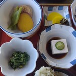 精進料理　湯華庵 - 精進料理小鉢