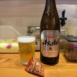 ラーメンショップ◯化  - ■アサヒスーパードライ中瓶¥600