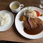 Bistro HIRO - 神戸ビフカツランチ(Sサイズ)