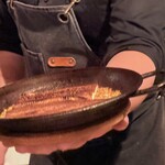 上六ワイン - パエリアはシェフが持ってきてくれます