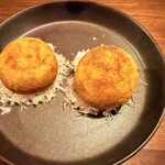 上六ワイン - 生ハムのクリームクロケッタ