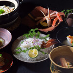 露庵温味 - 新春限定蟹ランチコース