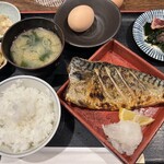 遊食樂酒 かた野 - トロさば塩焼御膳