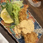 遊食樂酒 かた野 - 海老フライ1本