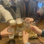 肉汁餃子のダンダダン - 6人で乾杯