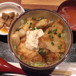 水炊き若どり - 鶏南蛮丼(\1.000-)