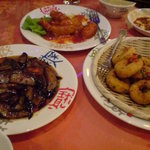 太和素食餐廰 - 茄子味噌炒め・鳥の甘酢・イカリング