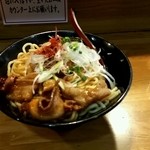 辛つけ麺専門　カラツケ グレ - にくブッカケ大盛×大辛に辛味増し～