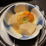 伊勢海老　海鮮蒸し料理　華月 - 野菜の田楽蒸し