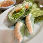 タイ料理 メーパオ - ポッピアッソ(エビ入り生春巻き)