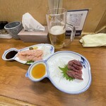ちどり - ささみ、心さし　刺身