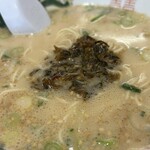 長浜ラーメン 一心亭 - 最後にドボン！