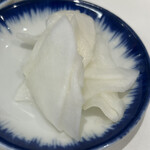 長浜ラーメン 一心亭 - 千枚漬け