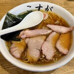白河手打中華そば こすが - 料理写真:ワンタンメン