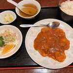 藤十飯店 - 『海老チリ定食』
