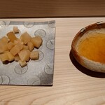 たかおか - ガリ、ポン酢