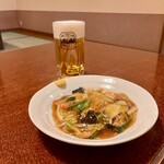 藤十飯店 - 『五目あんかけ焼きそば』と大生。