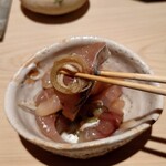 たかおか - 鯵のたたき風に