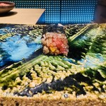 鮨あさひ - トロタク(細巻き)