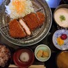とんかつ とまと赤茄子家 - とんかつランチ　伊勢芋とろろ付
