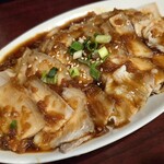 中国家庭料理 楊 - 豚肉のにんにくダレ。