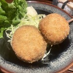 美肌ダイニング kei - 椎茸の串揚げ