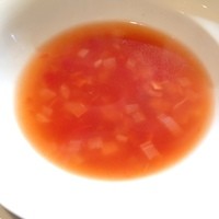 三田屋 西宮北インター店 - ランチのトマトスープ