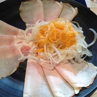 三田屋 西宮北インター店 - ランチのハムのオードブル