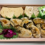 大徳寺 さいき家 - ふっくらとした牡蠣がいっぱい入っています　うっかり山椒かけるの忘れて完食してしまうくらい　おいしい