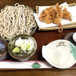 そば処　おおけやき - げそ天ざるそば